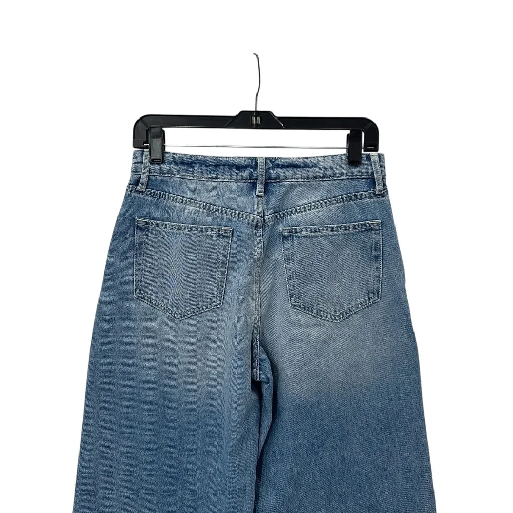 $299 L'Agence Scottie Wide Leg High Rise Jean In Zion Size 26 - Picture 7 of 10